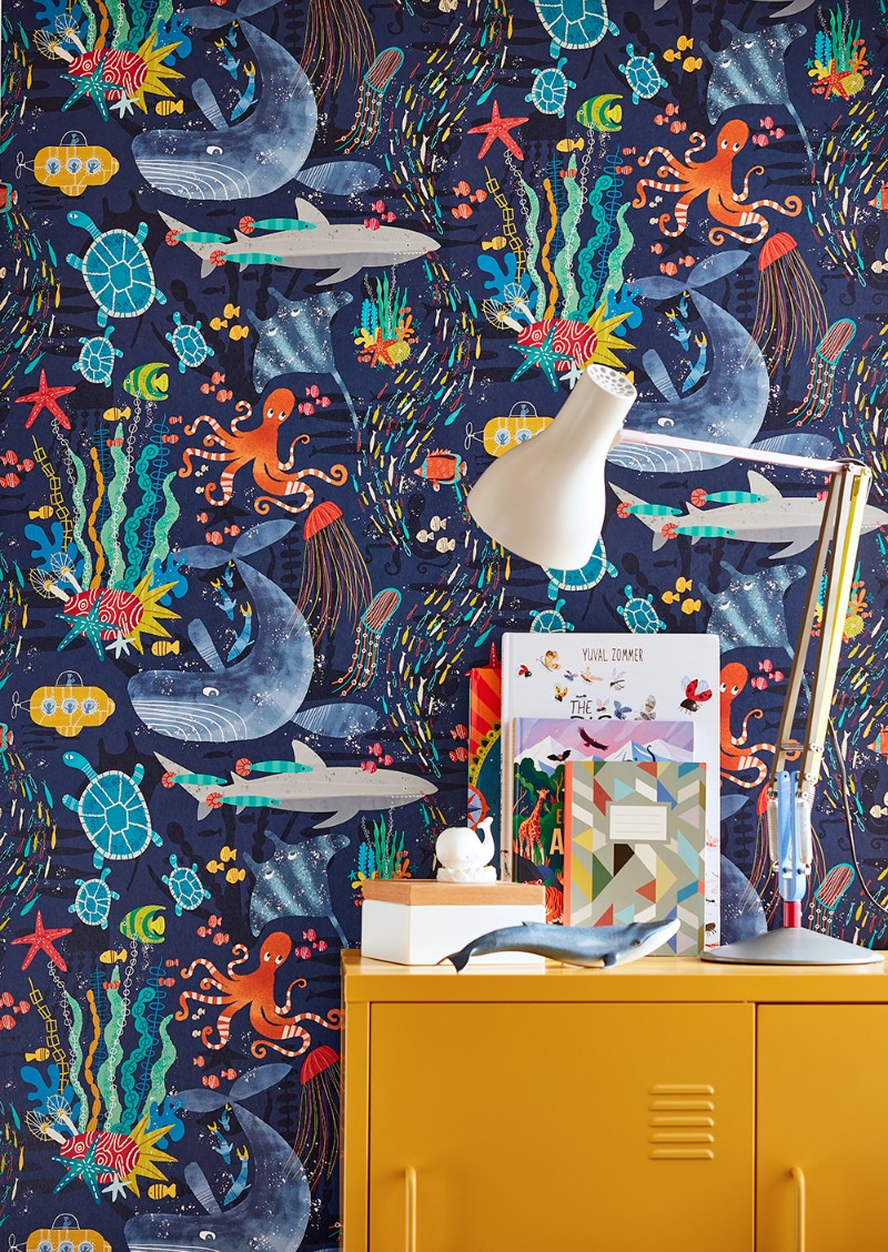 Picture of Beneath The Waves Prussian - WGU50130W