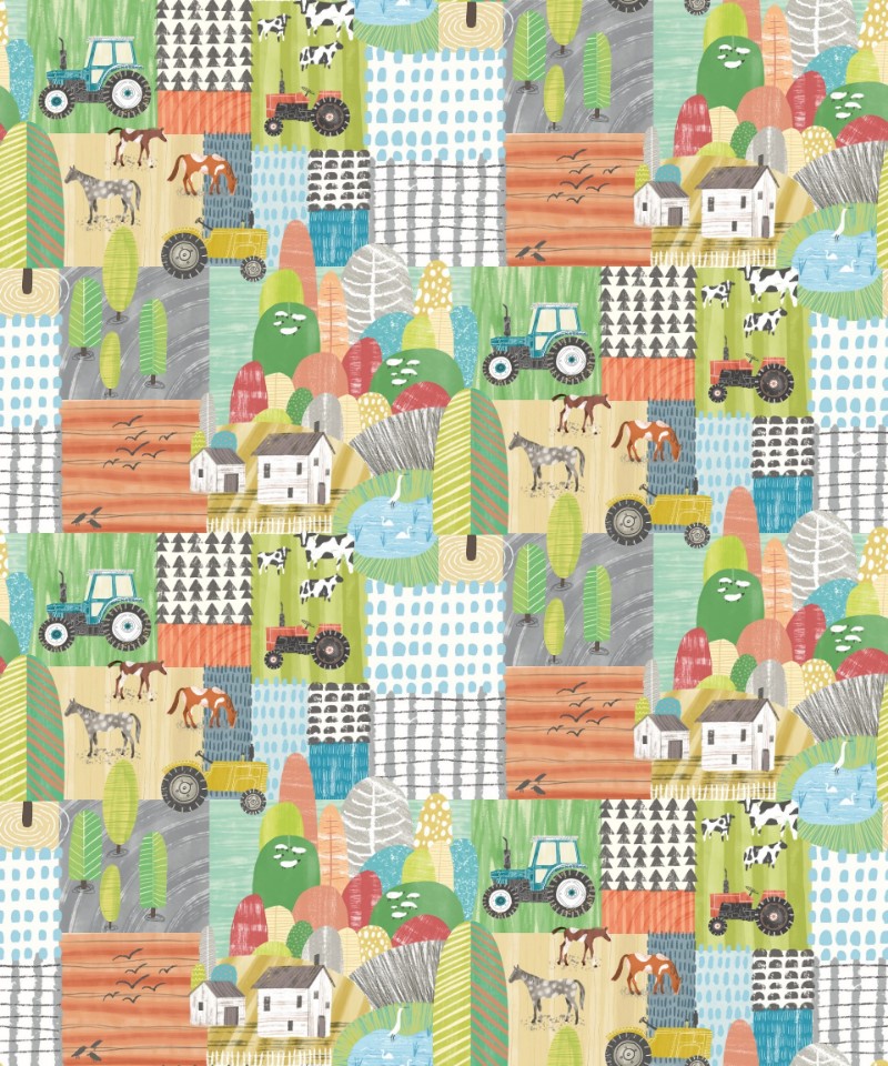 Picture of Down On The Farm Sherbet Pastel - WGU50121W