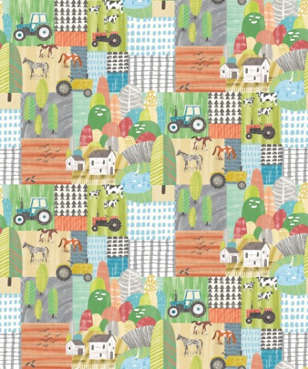 Picture of Down On The Farm Sherbet Pastel - WGU50121W