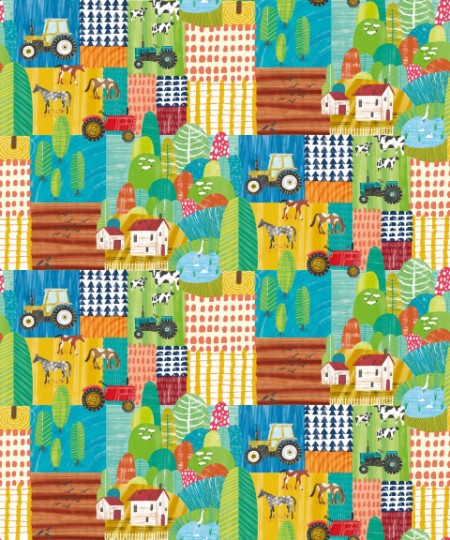 Picture of Down On The Farm Teal Twist - WGU50118W