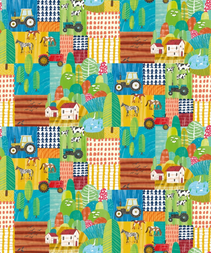 Bild på Down On The Farm Teal Twist - WGU50118W