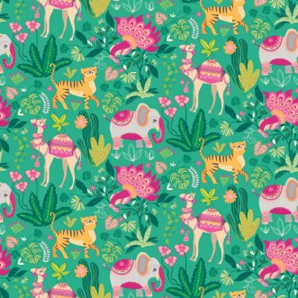 Samba Safari Emerald Twist - WGU50136W wallpaper Ohpopsi