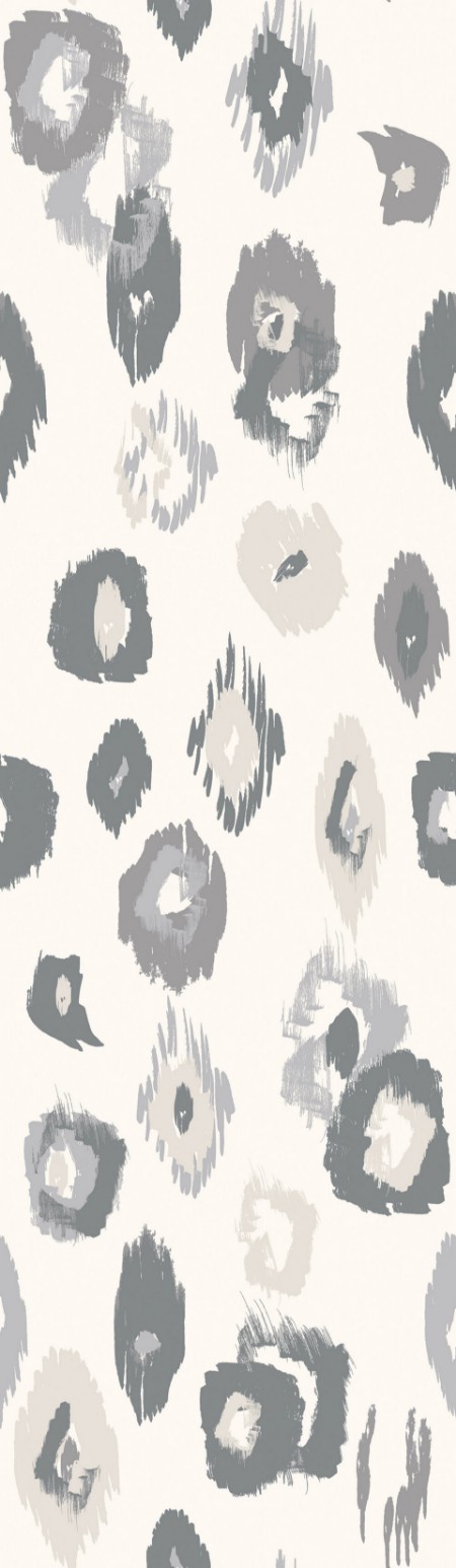 Picture of Animal Ikat  Wilderness White & Stone  - WLD53119W
