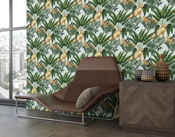 Picture of Jungle Cheetah  Duck Egg - WLD53107W