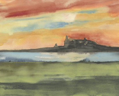 Picture of Horizon Terracotta & Sage  - WND50117M