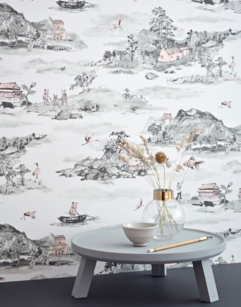 Picture of Mountains - Grey Pink - MGP02