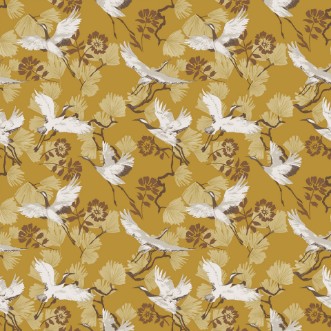 Picture of Demoiselle Wallpaper Mustard - DEMOISE/WP1/MUS