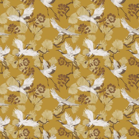 Picture of Demoiselle Wallpaper Mustard - DEMOISE/WP1/MUS