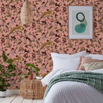 Picture of Exotic Wildlings Wallpaper Blush - EWILDLI/WP1/BLS