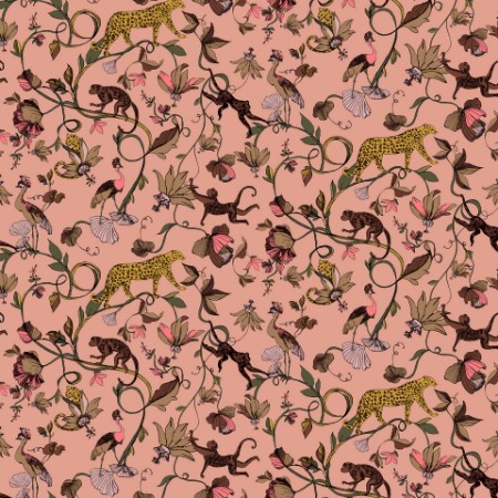 Picture of Exotic Wildlings Wallpaper Blush - EWILDLI/WP1/BLS