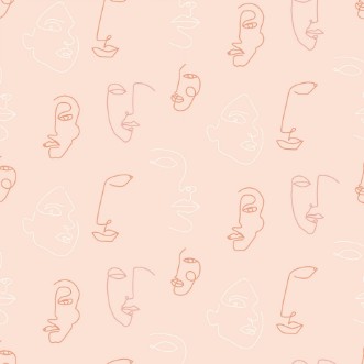 Picture of Kindred Wallpaper Blush Pink - KINDRED/WP1/BPN