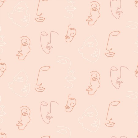 Picture of Kindred Wallpaper Blush Pink - KINDRED/WP1/BPN