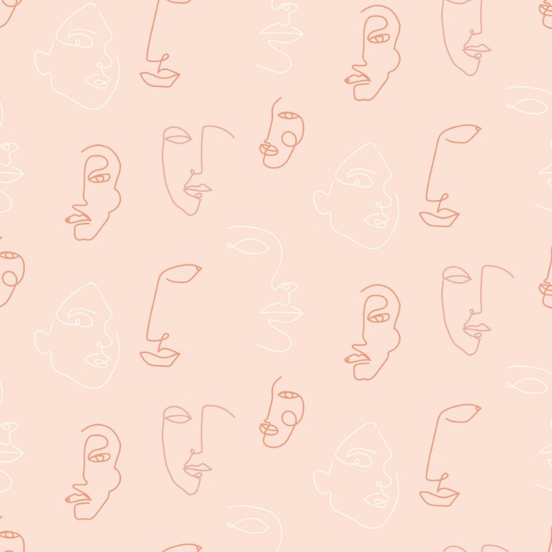 Picture of Kindred Wallpaper Blush Pink - KINDRED/WP1/BPN