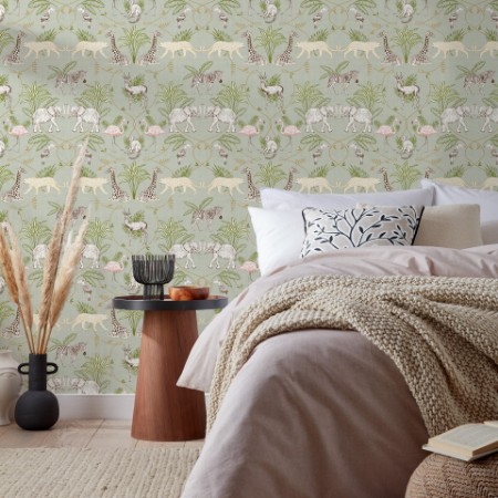 Picture of Serengeti Wallpaper Sage Green - SERENGET/WP1/SGR