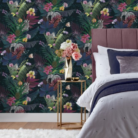 Picture of Kala Wallpaper Black - KALA/WP1/BLK