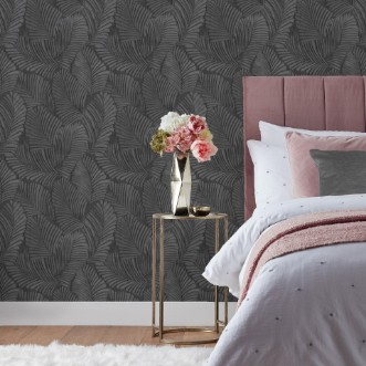 Picture of Palmeria Wallpaper Black - PALMERI/WP1/BLK