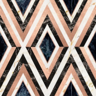 Picture of Diamonds In Copper - WP20291