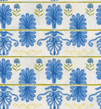 Picture of Mykonos Villa Motif White Sand - WP30043