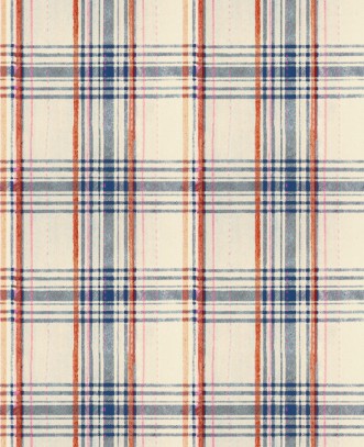 Bild på Seaport Plaid Cream - WP30068