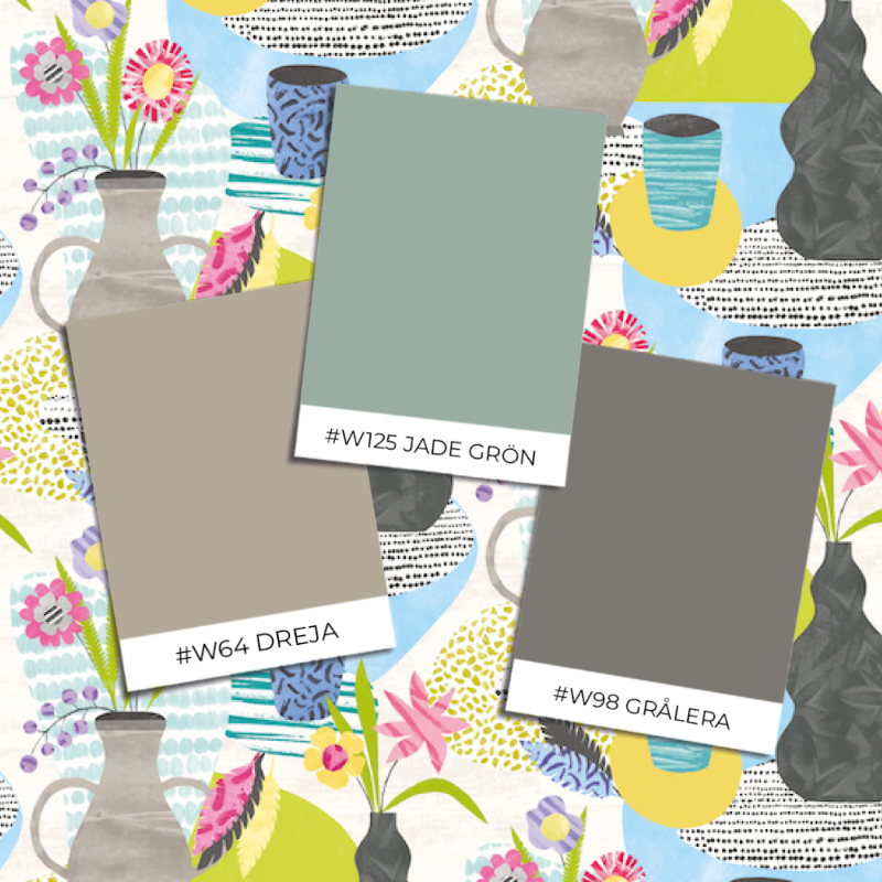 Picture of Pablo Chartreuse & Fog - ABS50120W