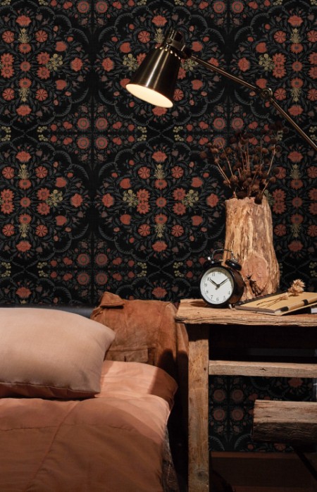 Picture of Hindu Bloom Anthracite - WP20407