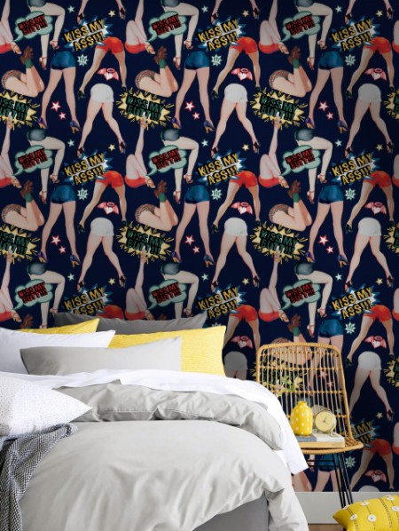 Picture of Kiss My Ass Indigo - WP20377