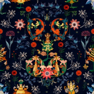 Picture of Transylvania Folk In Blue - WP20312