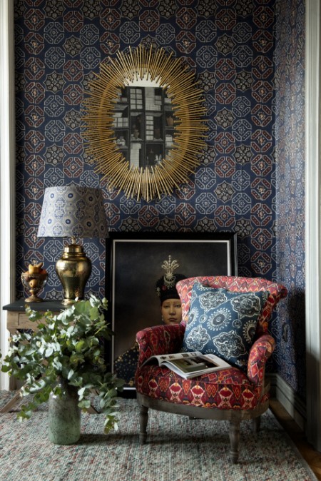 Picture of Ajrak Blue - WP20412