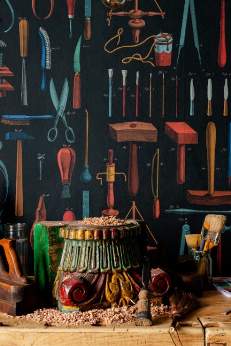 Picture of Old Tools Anthracite - WP20598