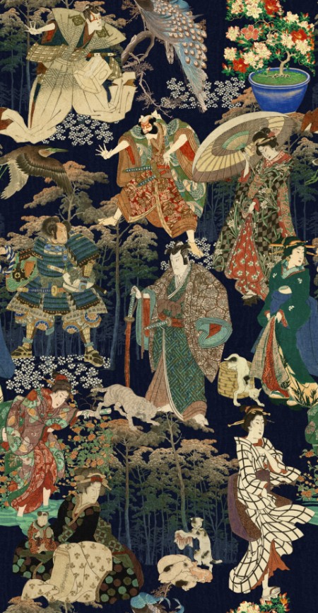 Picture of Samurai And Geisha - WP20653