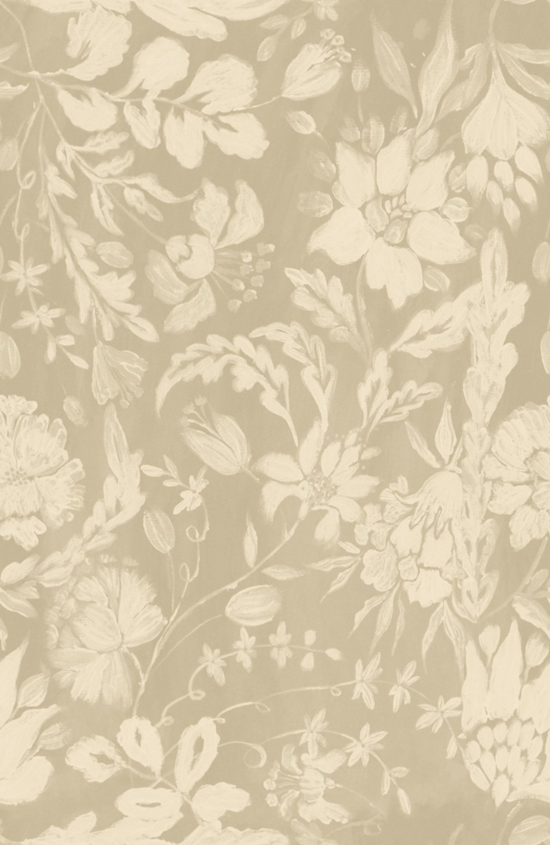 Bild på Flowery Ornament Taupe - WP30036