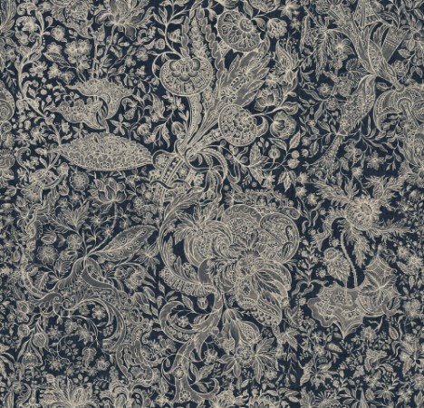 Picture of Sarkozi Embroidery Indigo - WP30027