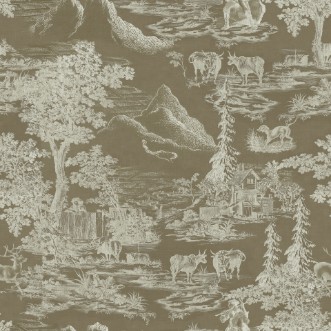 Picture of Toile Du Tyrol Taupe - WP30148