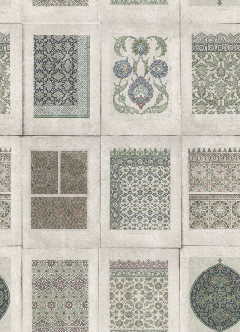 Picture of Arabesques Grey - WP20075