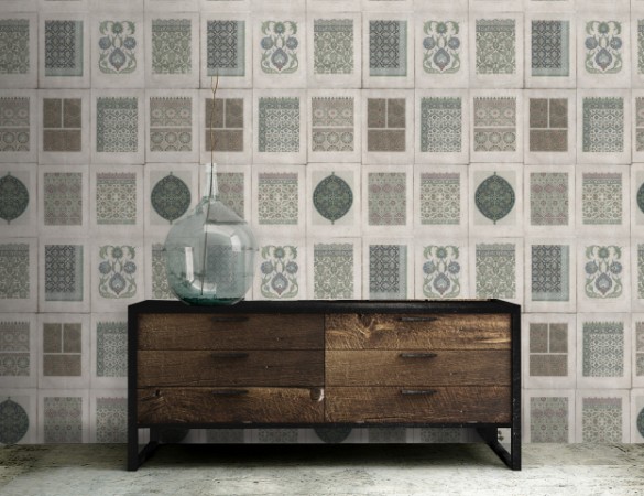 Picture of Arabesques Grey - WP20075