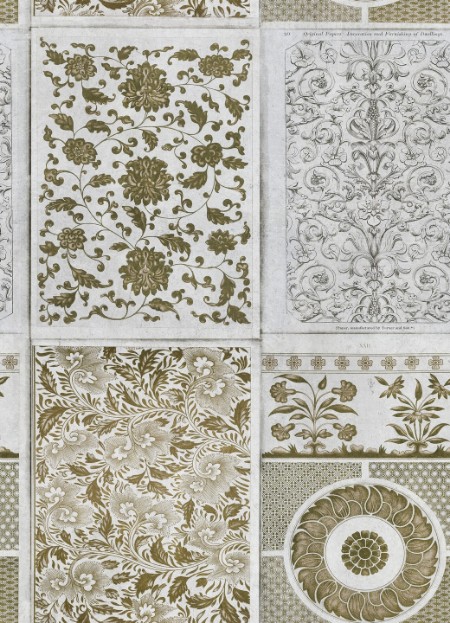 Picture of Chinese Patterns Brown - WP20052