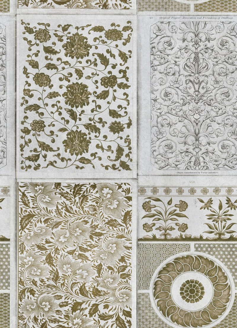 Bild på Chinese Patterns Brown - WP20052