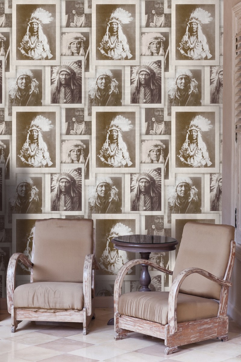 Picture of Indian Chiefs Sepia - WP20071