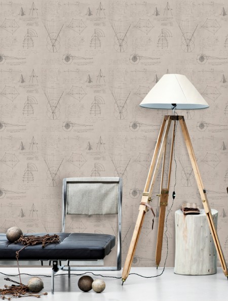 Picture of Newton Geometry Taupe - WP20047