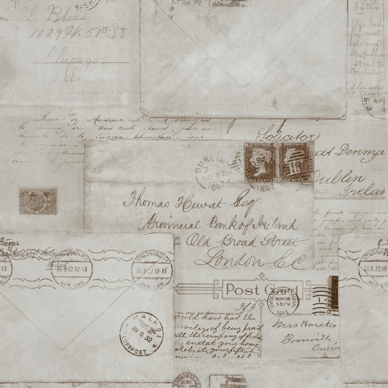 Picture of Vintage Letters Neutral - WP20018