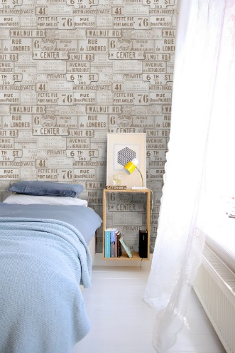 Bild på Vintage Signs Taupe - WP20036