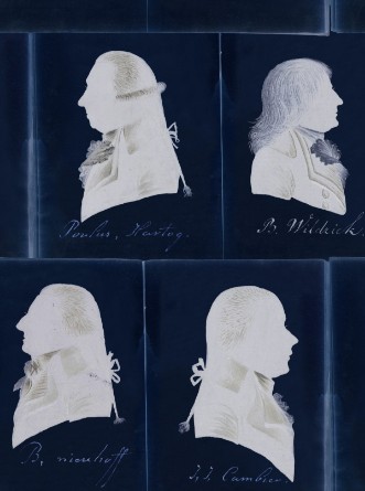 Picture of Dutch Portraits Blue - WP20186