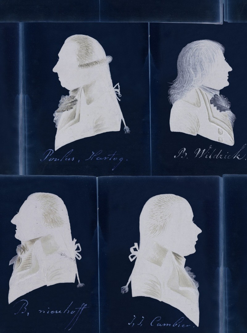 Picture of Dutch Portraits Blue - WP20186