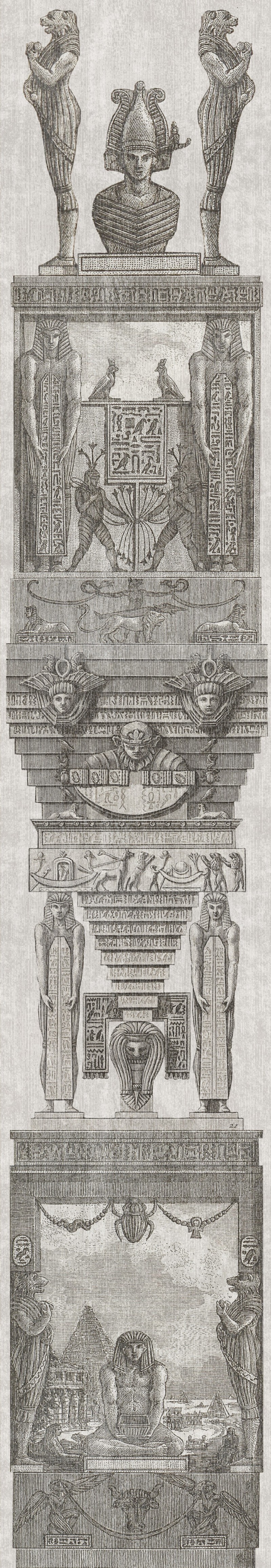 Bild på Egyptian Columns - WP20192