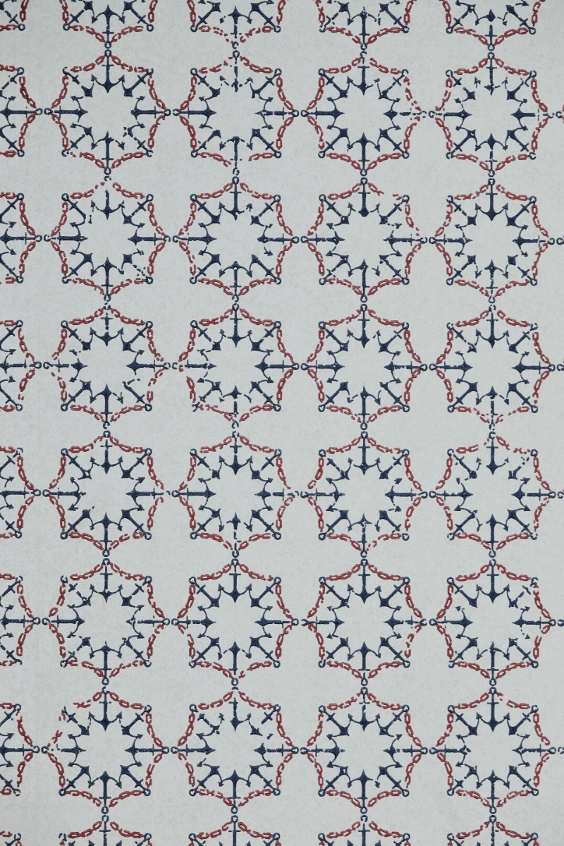 Afbeeldingen van Anchor Tile - Red, White, Blue - BG1000101