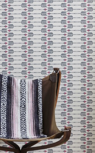 Picture of Arrows - Charcoal/Pink - BG1600101