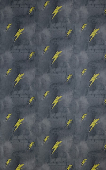 Image de Bolt From Mars - Yellow on Charcoal  - BG1900101
