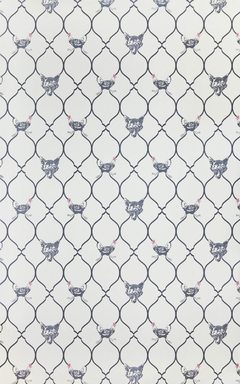 Picture of Fox & Hen - Charcoal on Parchment - BG0900102