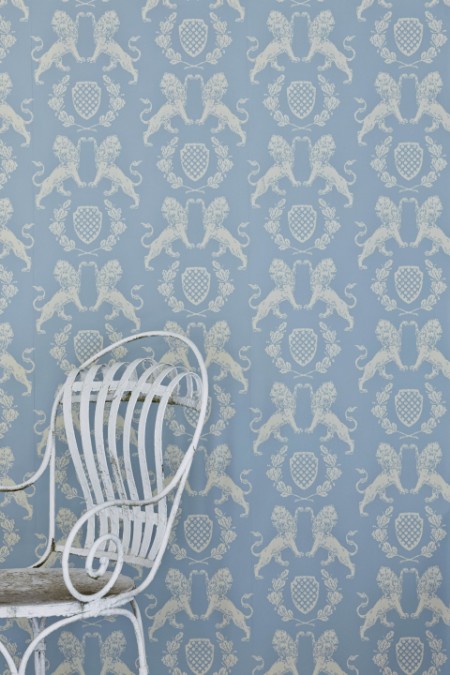 Image de Heraldic Lion - Wedgewood Blue - BG1100101