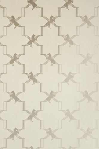 Image de Horse Trellis - Metallic Stone - BG0500202